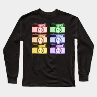 ROYGBV - Vintage 1960s Rangefinder Camera Long Sleeve T-Shirt